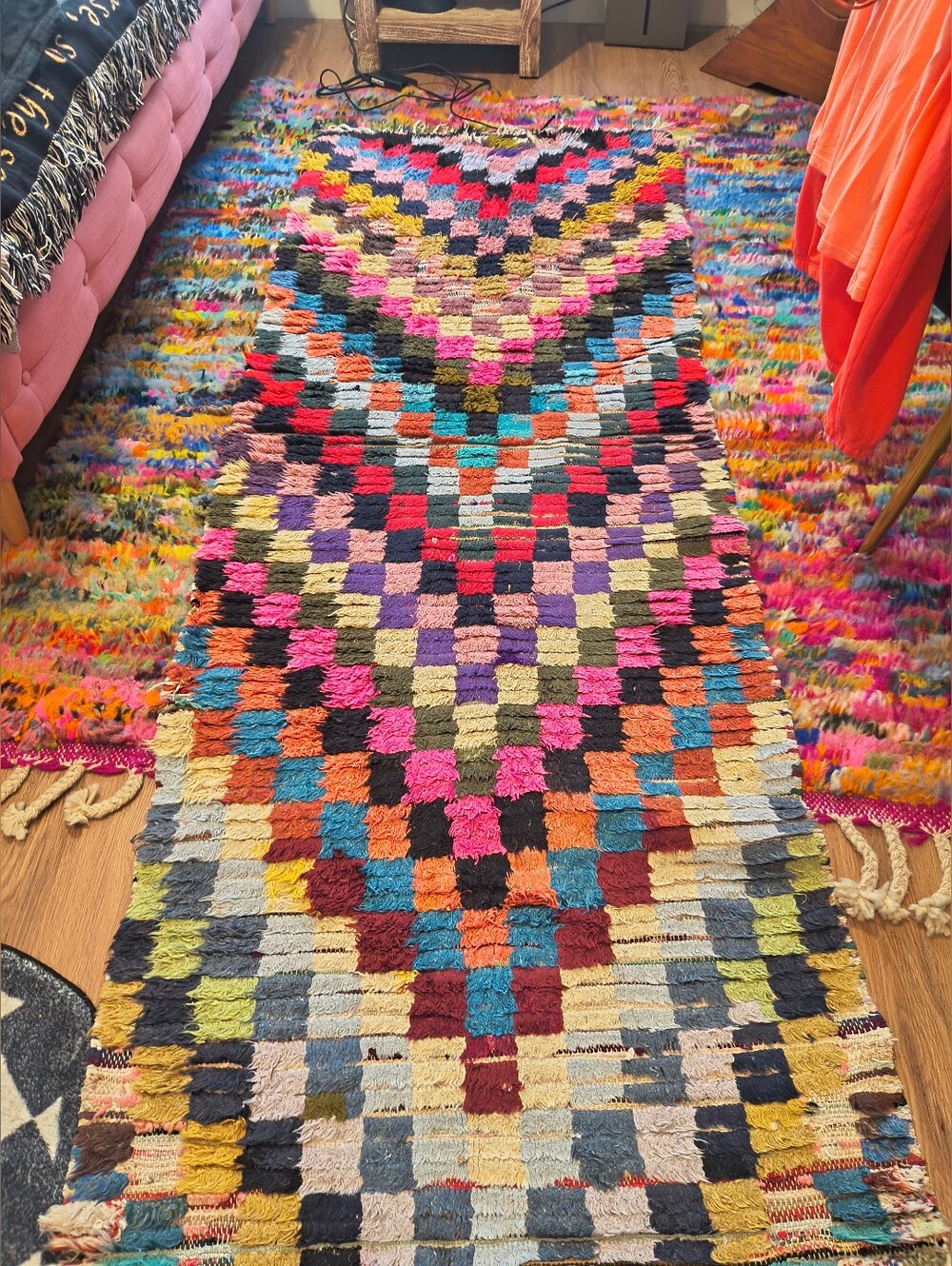 Colorful Moroccan Rug Runner - Picture 2 of 7